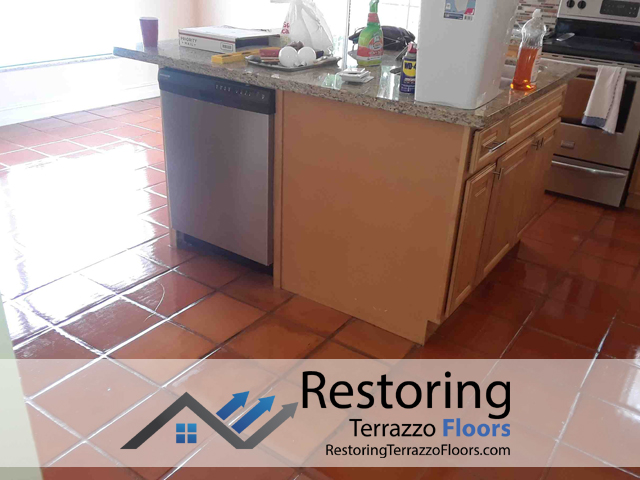 Terrazzo Tile Cleaning Service Company Miami