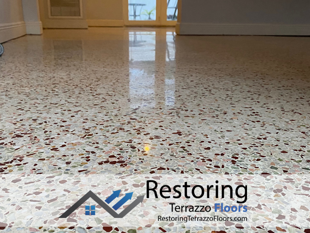 Terrazzo Floor Restored Service