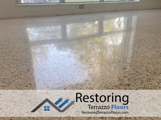 Polish Restore Terrazzo Floors Miami