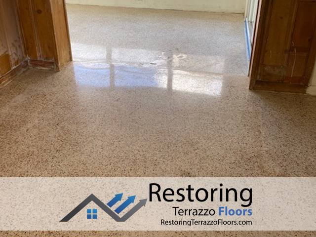 Terrazzo Floor Restored Service Miami